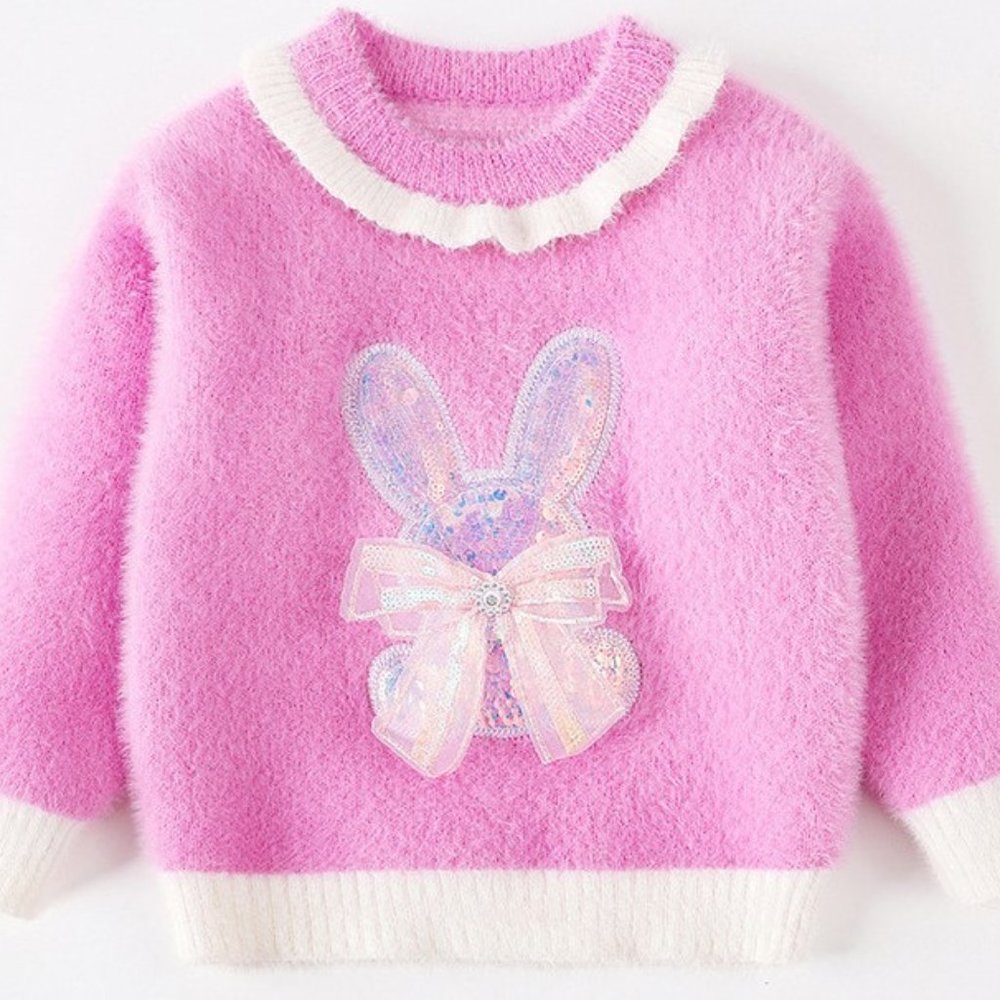 Easter Girl Sweaters, Bunny Girl Sweaters, Pretty Girls Sweaters, Girl Sweater